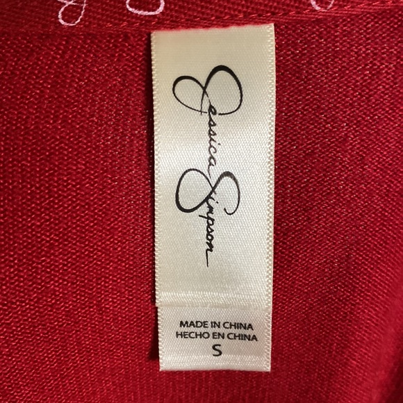 Jessica Simpson Women’s 2 Piece Lounge Red Pajamas set Size S NWT. - Picture 8 of 10